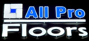 All Pro Floors Night Logo